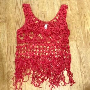 Hot Pink Crochet Top